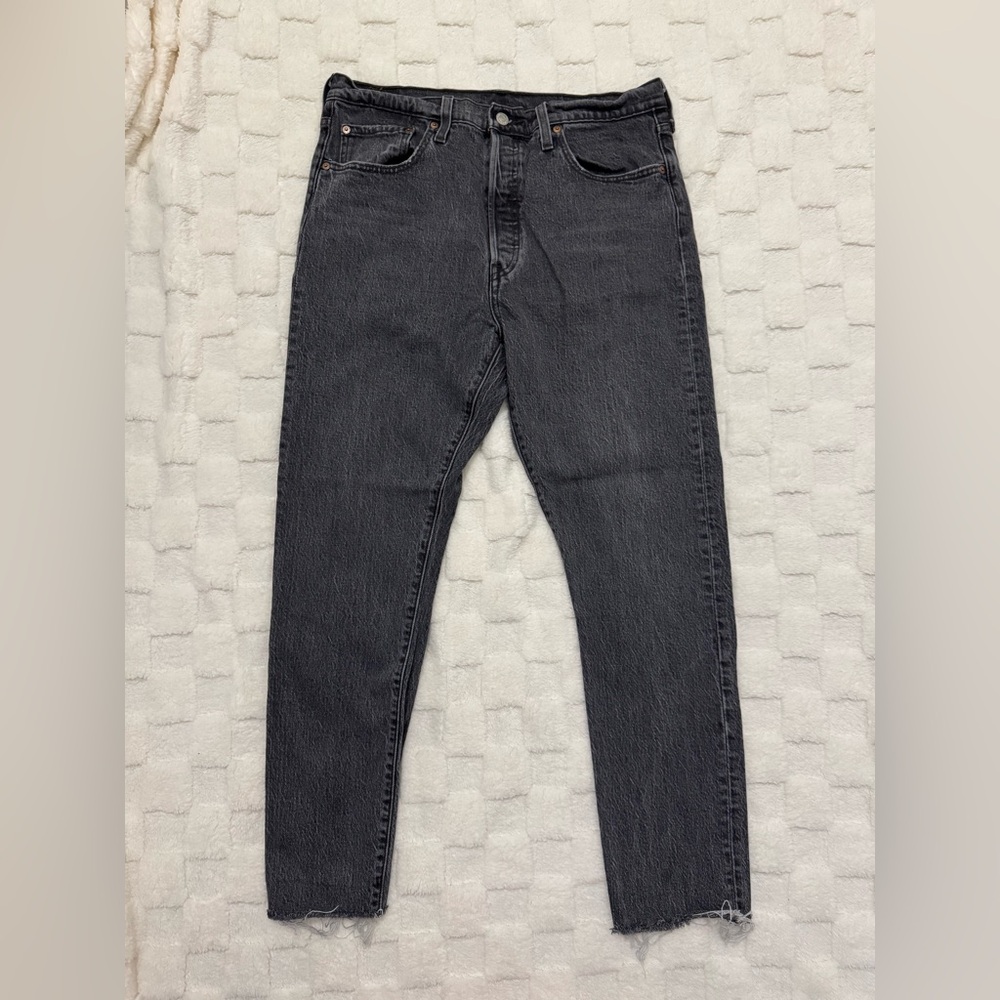 Levi’s 501 S High Rise Gray Denim Skinny Jeans - Size W32 L30